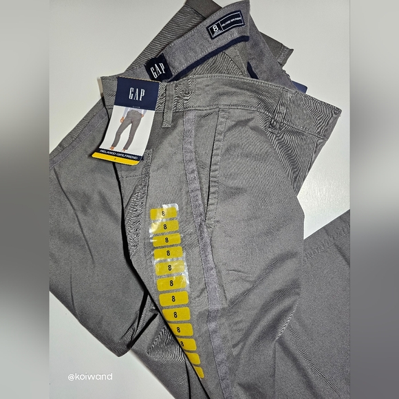 Gap Women's Relaxed Girlfriend Cuffed Twill Pant Size 8 - Picture 9 of 17